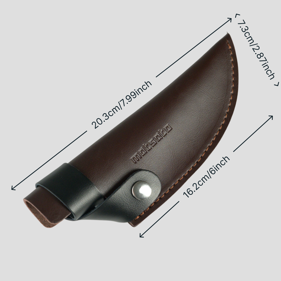 Étui en cuir pour couteau classique Matsato