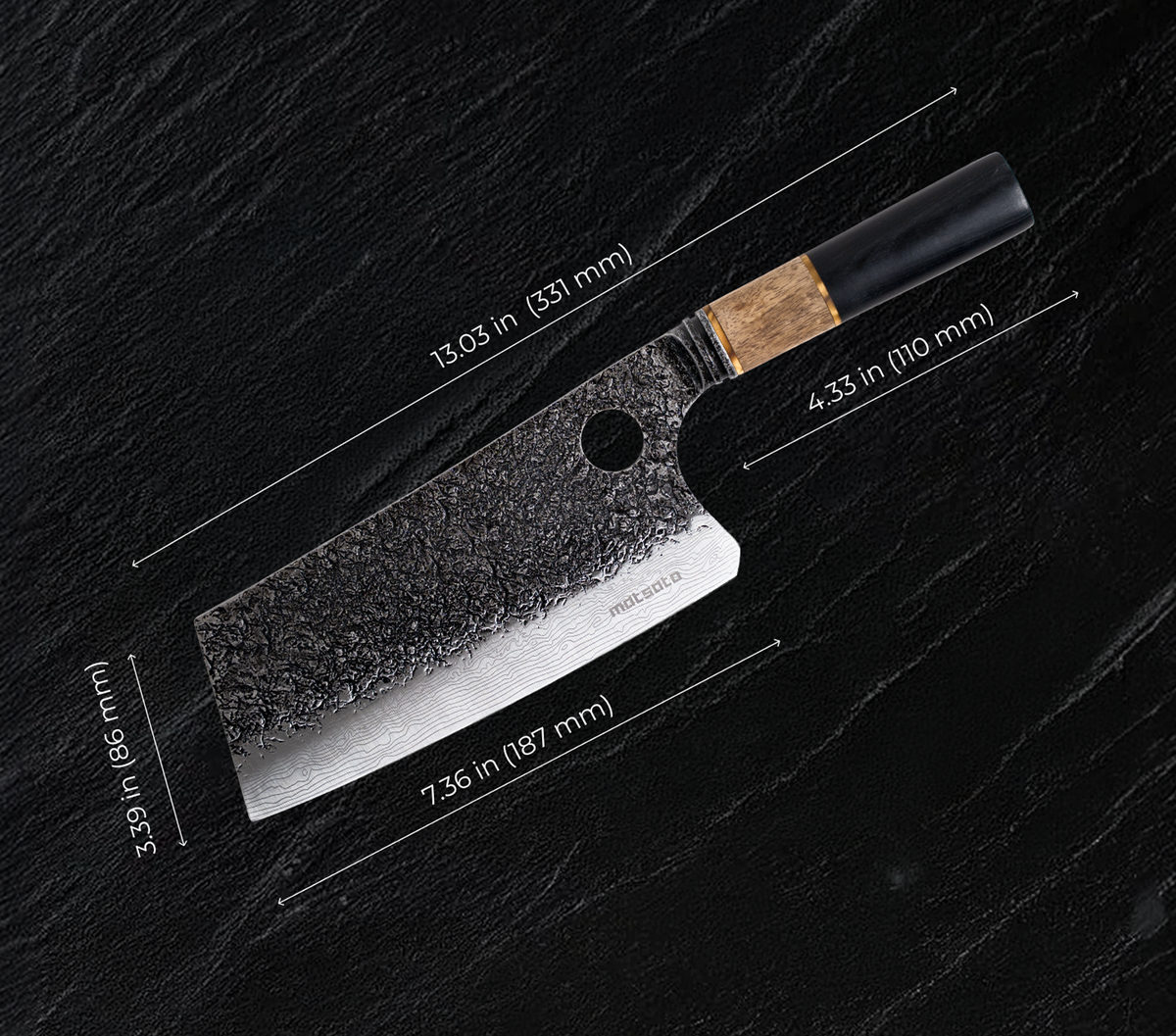 Couteau couperet Matsato Osuren